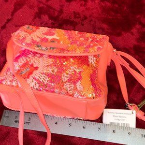 BRAND NEW! Small Vera Bradley Sequined Bag - Pixie Blooms 14782-207